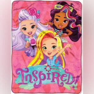 Nickelodeon Sunny Day Inspired Plush Throw Blanket 46”x60”